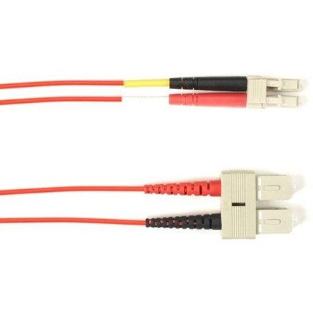 BLACK BOX 1-M, Sc-Lc, Single-Mode, Pvc, Red Fiber FOCMRSM-001M-SCLC-RD